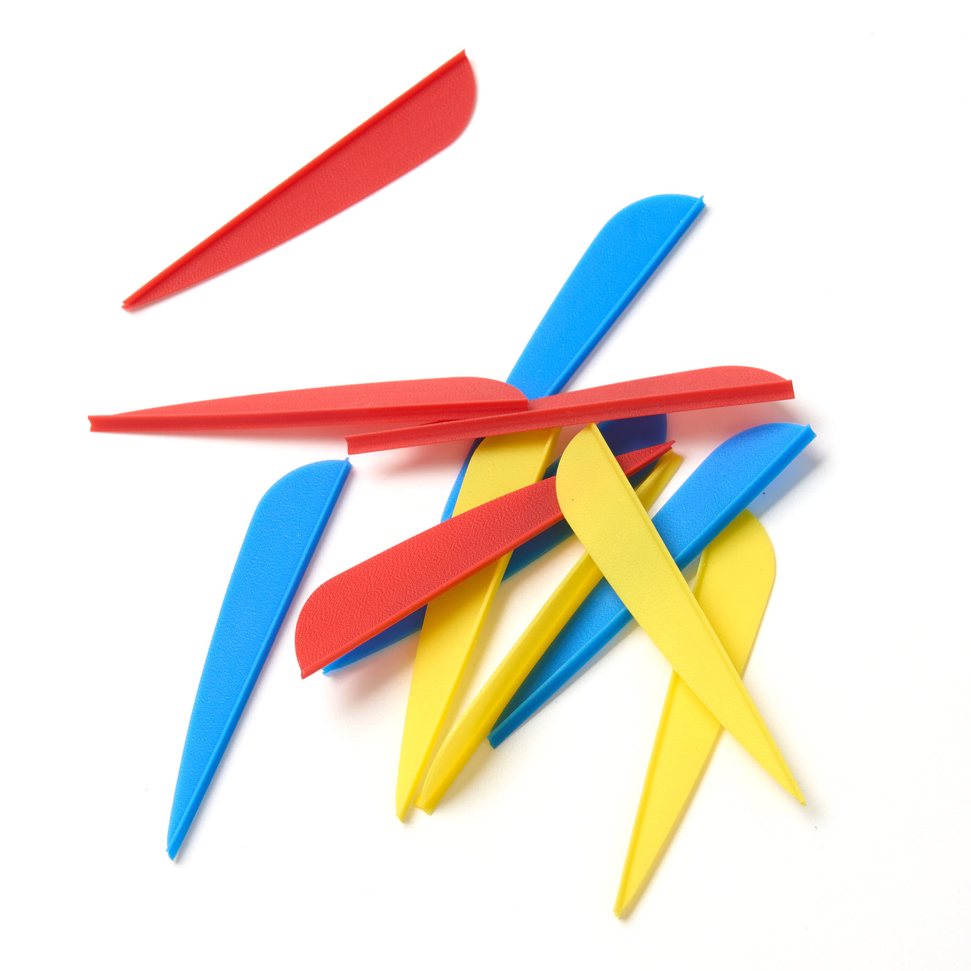 100x 2.5" Plastic Vanes For Archery Arrows