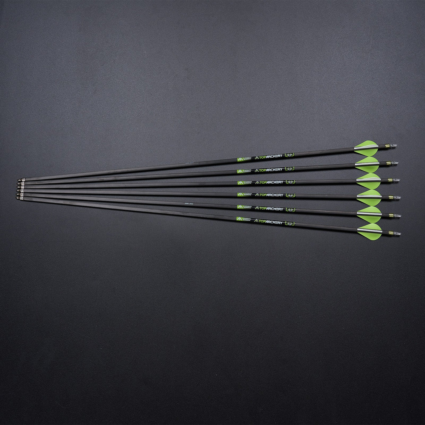 31.5" 6x Straightness .003 Pure Carbon Archery Arrows Spine 300/350/400 Target Shooting For Recurve Compound Bow