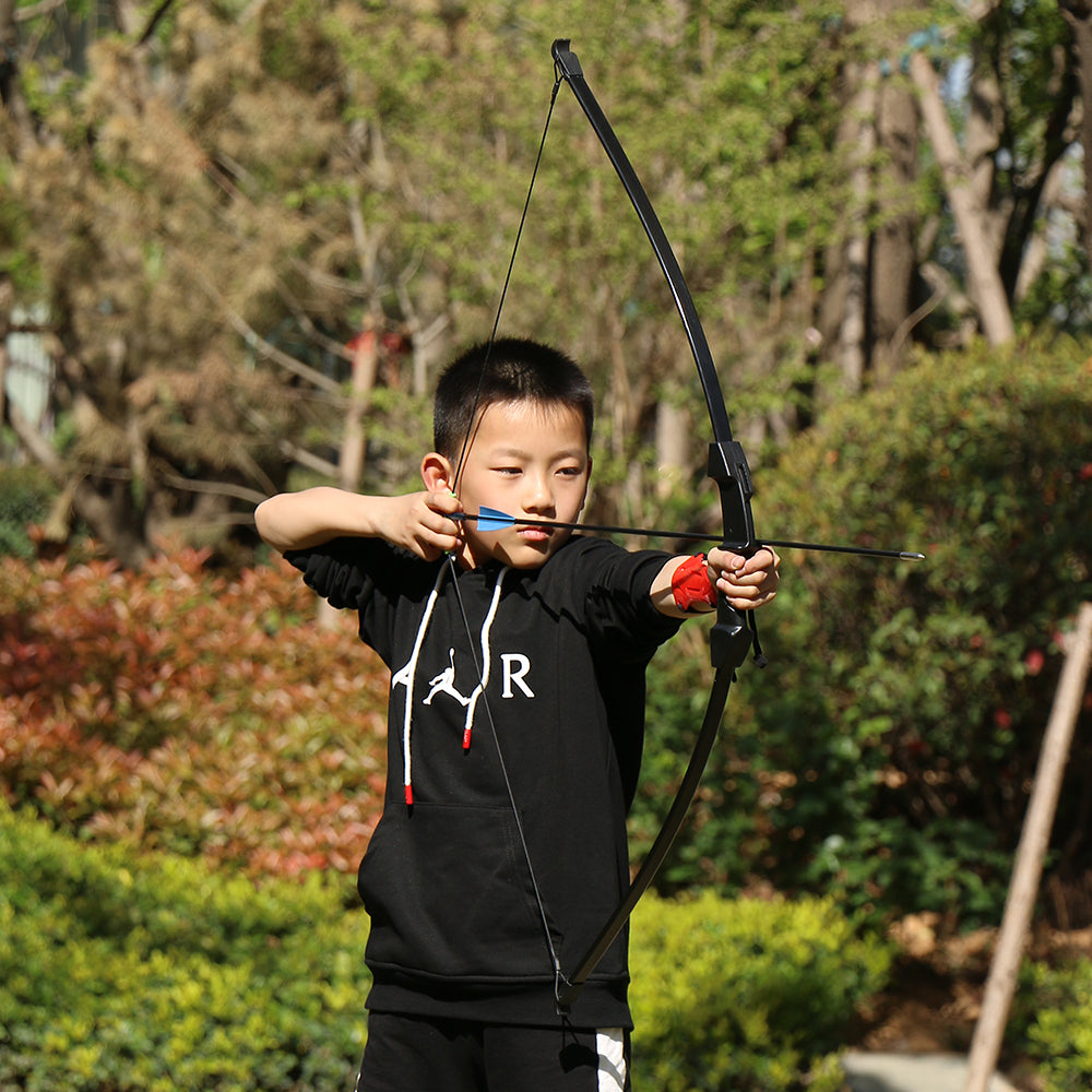 45" 15lbs Kids Takedown Bow Arrows Quiver Kit Archery