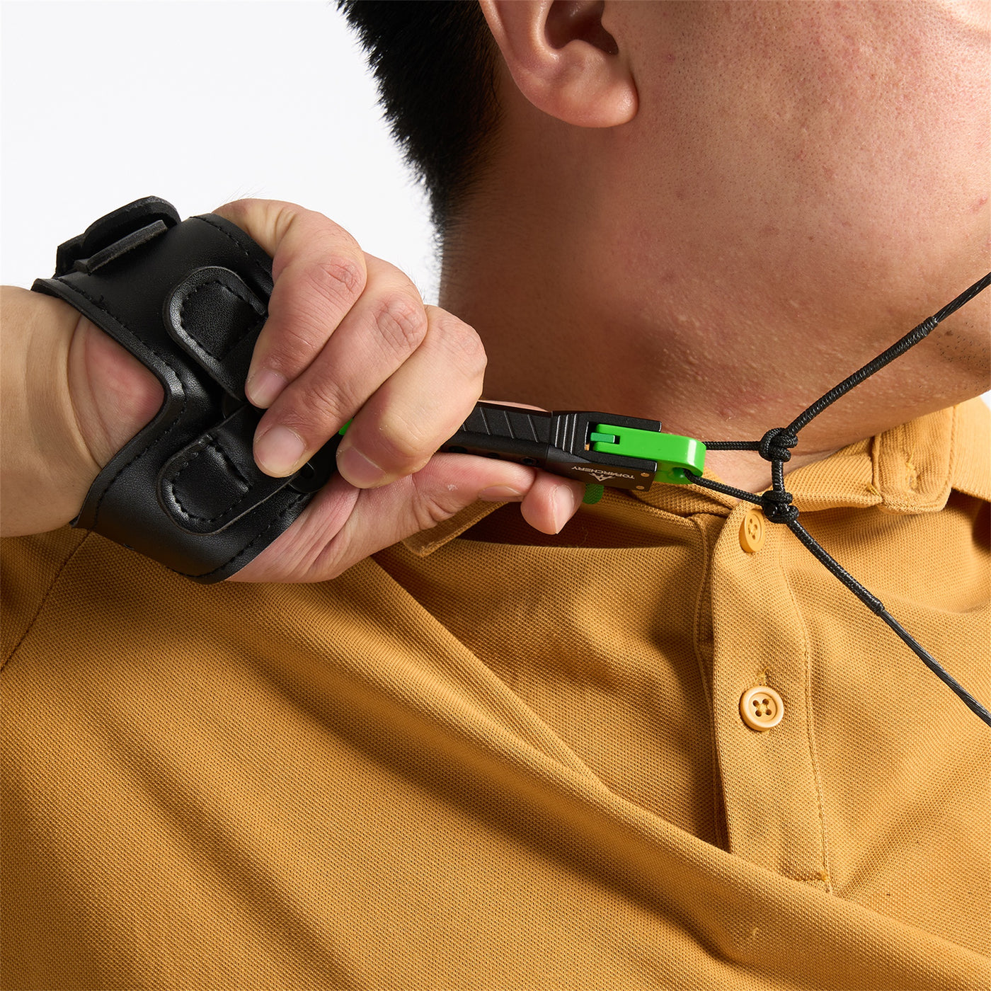 Adjustable Wrist Release Aid with Strap for Archery Target Hunting