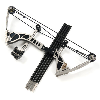 9.5"/6" Mini Palm Compound Bow Arrows Set Archery Right Hand Bow Entertainment Fun