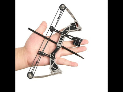 9.5 inch Mini Compound Bow Arrows Set Archery Right Hand Bow Entertainment Fun