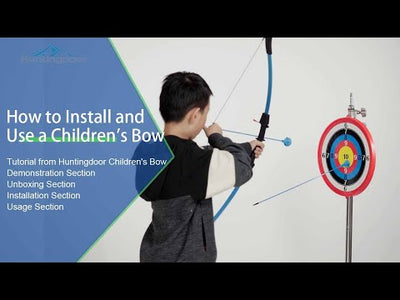 Kids Takedown Red Archery Bow with 4 Sucker Arrows String Sight Finger Saver